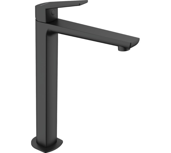 Monomando de lavabo alto Negro Kloe